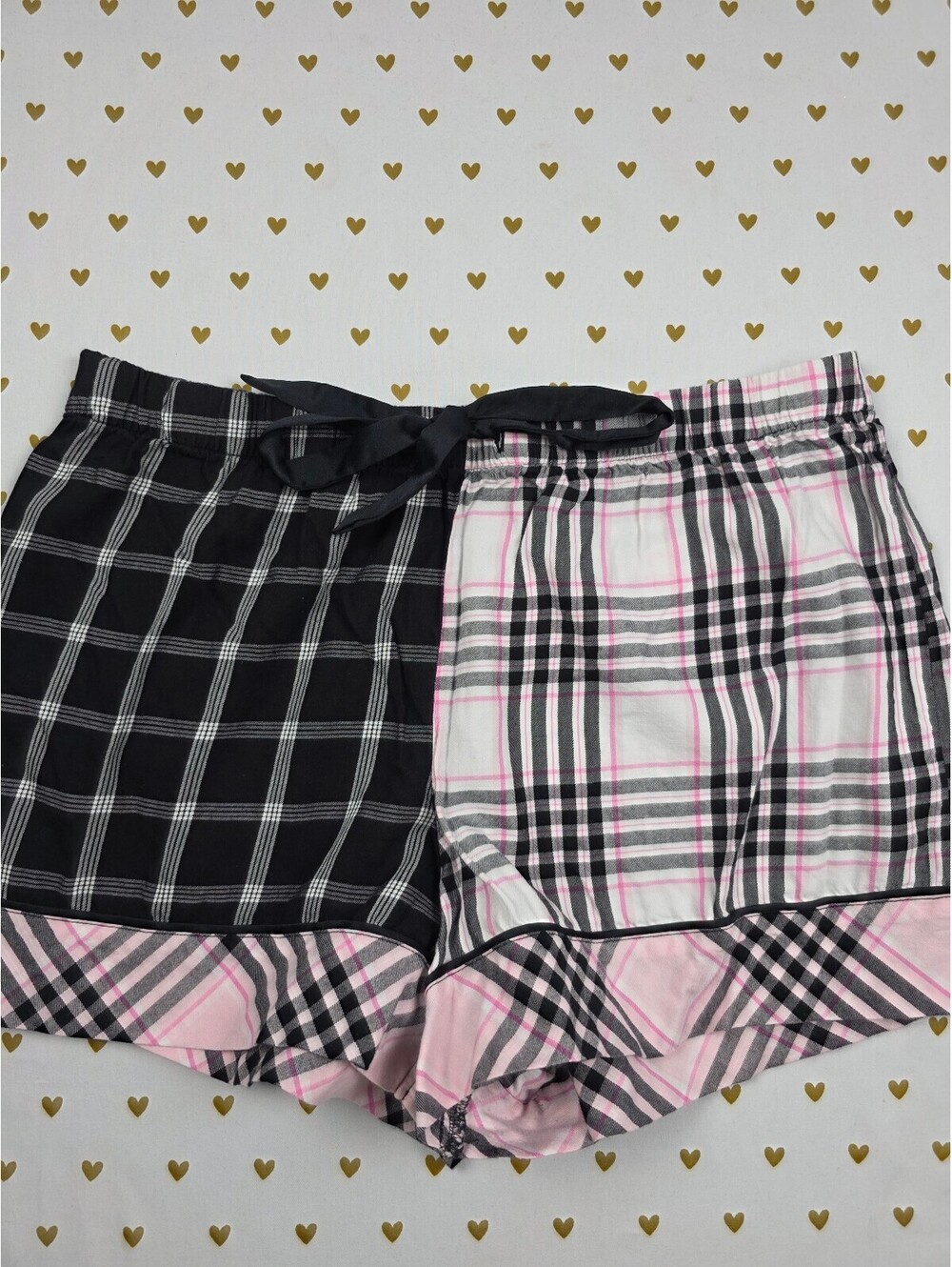 Victorias Secret Plaid Large Sleep Shorts Boxers Pajama Bottoms